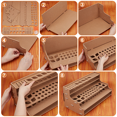 MDF Tools Storage Layered Stands ODIS-WH0078-77-1