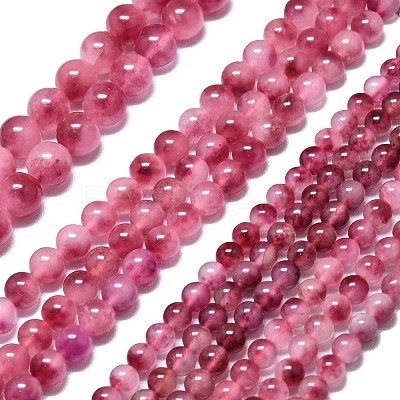 Natural Malaysia Jade Beads Strands G-L645-C01-6mm-30-1