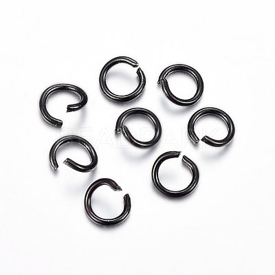 Ion Plating(IP) 304 Stainless Steel Open Jump Rings X-STAS-H467-03B-5MM-A-1