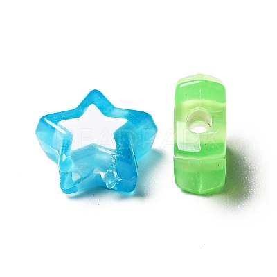 Opaque Acrylic Beads SACR-G028-04-1