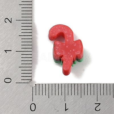 Opaque Christmas Theme Resin Cabochons RESI-H162-06H-1