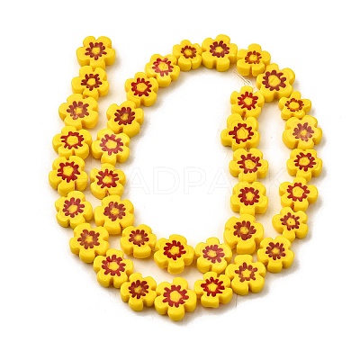 Handmade Millefiori Glass Bead Strands LAMP-J035-10mm-03-1