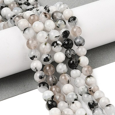 Natural Rainbow Moonstone Beads Strands G-Q1001-A05-02-01-1