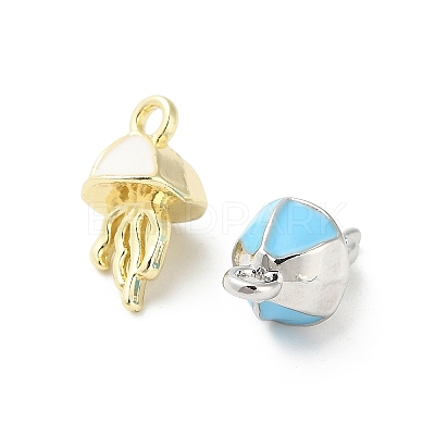 Alloy Enamel Pendants ENAM-D309-01-1