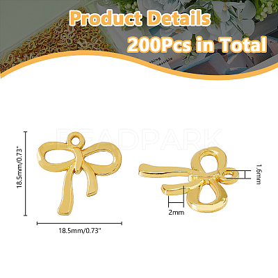 200Pcs Alloy Pendants FIND-DC0006-19-1