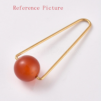PVD Vacuum Plating 304 Stainless Steel Ice Pick Pinch Bails LS-X-STAS-K189-A05-S-1