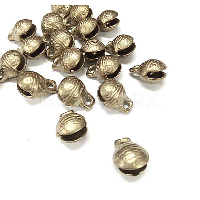 Brass Bell Pendants X-KKB-A003-11mm-1