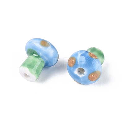 Handmade Porcelain Beads PORC-N012-03E-1