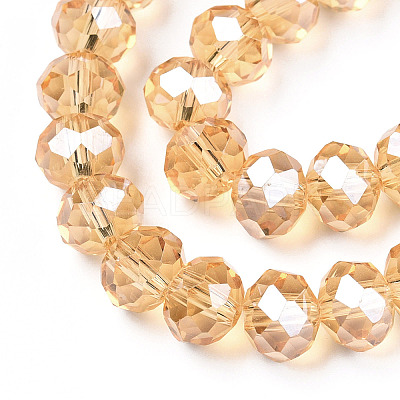 Electroplate Glass Beads Strands EGLA-A044-T2mm-A23-1