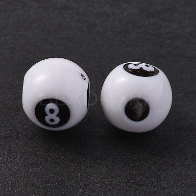 Opaque Acrylic Beads OACR-P007-69-1