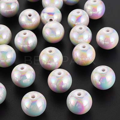 Opaque Acrylic Beads X-MACR-S370-18mm-01-1