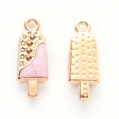 Alloy Enamel Pendants ENAM-R059-05A-RS-1
