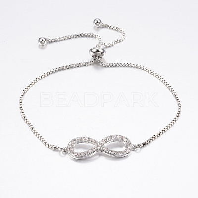 Adjustable Brass Bolo Bracelets BJEW-P200-05P-1