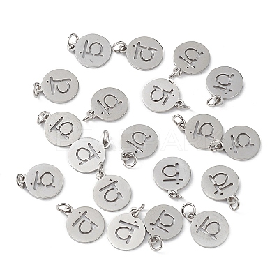Non-Tarnish 304 Stainless Steel Charms STAS-Q201-T447P-1