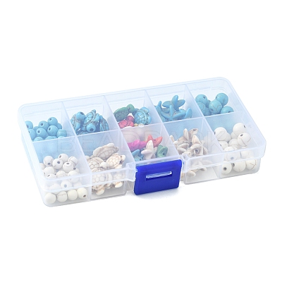 DIY Synthetic Turquoise Beads Kits DIY-FS0003-78-1