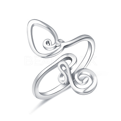 Boho Adjustable Brass Twisted Wire Wrapped Long Toe Rings FS-WG2F3DA-01-1