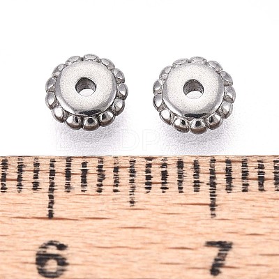 Non-Tarnish 304 Stainless Steel Disc Beads STAS-P319-14A-P-1