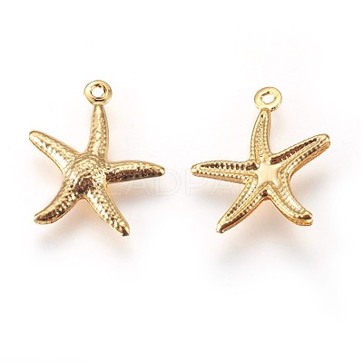 304 Stainless Steel Charms STAS-E447-19G-1