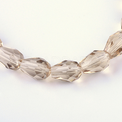 Transparent Glass Bead Strands LS-GLAA-R024-6x8mm-05-1