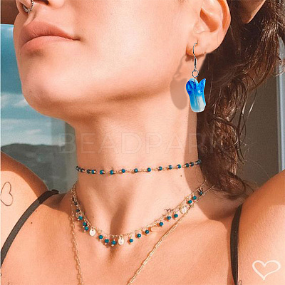 DIY Dangle Earring Making Kits DIY-CW0001-11-1