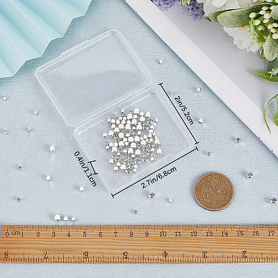 150Pcs 3 Style Brass Beads KK-CN0002-71S-1