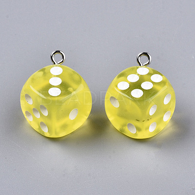 Epoxy Resin Pendants CRES-N025-12A-1