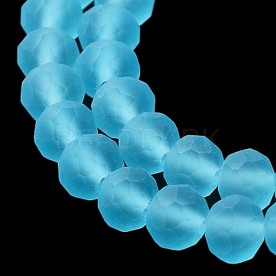 Transparent Glass Beads Strands X1-EGLA-A034-T4mm-MD08-1