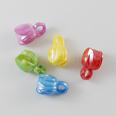 Opaque Acrylic Charms SACR-R697-M8-1