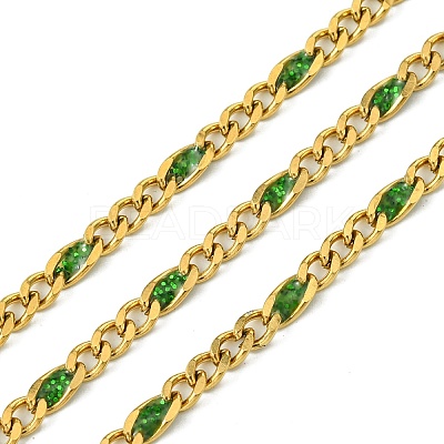 Ion Plating(IP) 304 Stainless Steel Enamel Chains CHS-Q005-06G-09-1