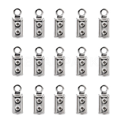 Tarnish Resistant 304 Stainless Steel Folding Crimp Ends X-STAS-R065-36-1