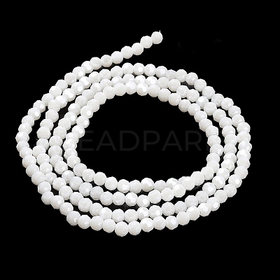 Electroplate Opaque Glass Beads Strands EGLA-A035-P3mm-A01-1