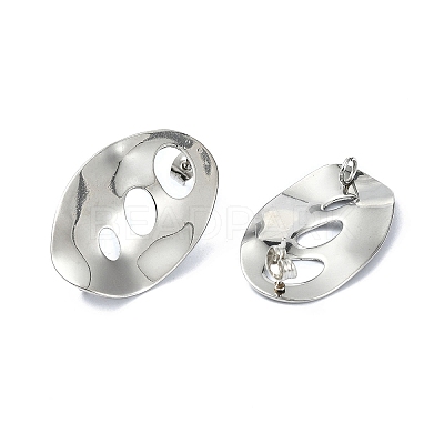 Non-Tarnish 304 Stainless Steel Stud Earring Findings STAS-L024-005P-01-1