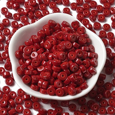 Opaque Colours Glass Seed Beads X-SEED-E001-P3x6mm-13-1