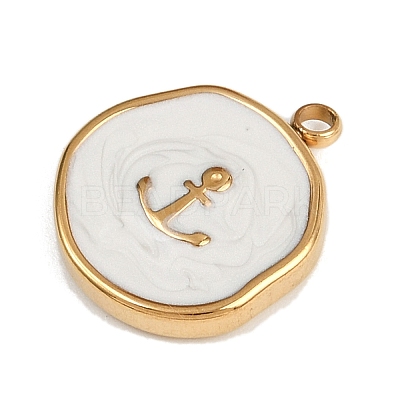 304 Stainless Steel Enamel Pendants STAS-K311-08A-02-1