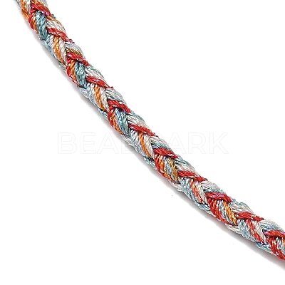 3.5MM Round Nylon Cotton Cord Necklace Making NJEW-C106-03G-12-1