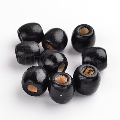 Dyed Natural Wooden Beads WOOD-R233-02-LF-1