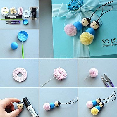 Round Unfinished Wood Beads WOOD-PH0008-12-1