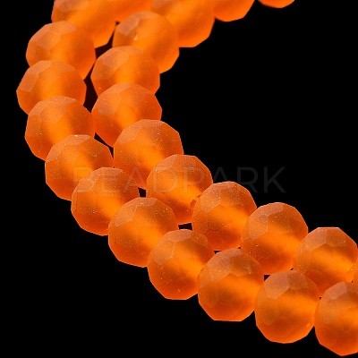 Transparent Glass Beads Strands EGLA-A034-T4mm-MD25-1