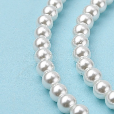 Eco-Friendly Glass Pearl Beads HY-J002-6mm-HX048-1