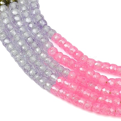 Cubic Zirconia Beads Strands ZIRC-P125-2x3mm-17-1