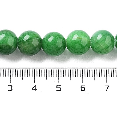 Natural Mashan Jade Round Beads Strands X-G-D263-10mm-XS13-1