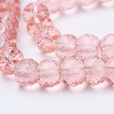 Transparent Glass Beads Strands EGLA-E045-B02-1