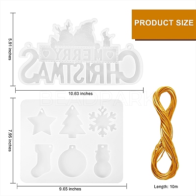 Christmas Theme Pendant DIY Making Kit DIY-SZ0006-09-1