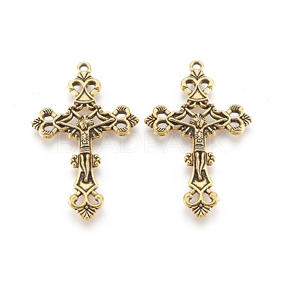 Tibetan Style Alloy Pendants X-GLF1299Y-NF-1