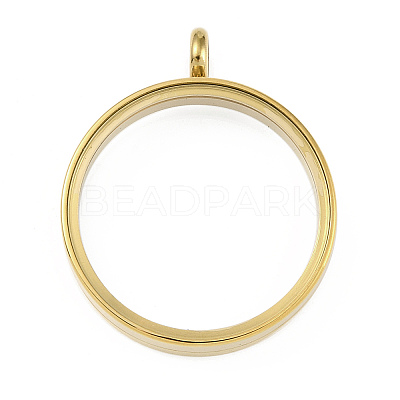 Ion Plating(IP) 304 Stainless Stee Locket Pendants STAS-S132-16G-04-1