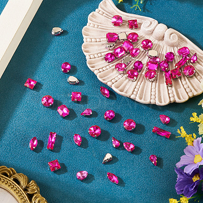 80Pcs 8 Styles Sew on Rhinestone RGLA-TA0001-11D-1