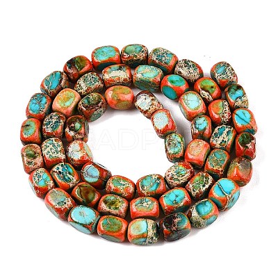 Natural Imperial Jasper Beads Strands X-G-N342-62G-1