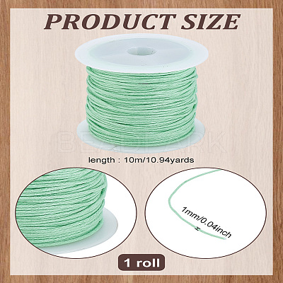 1 Roll Waxed Cotton Thread Cords YC-LP0001-01M-1