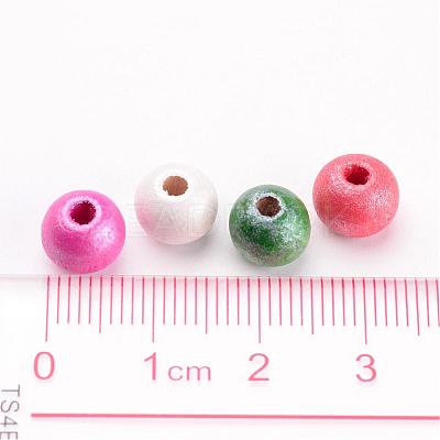 Round Natural Wood Beads X-WOOD-Q017-8mm-M-LF-1