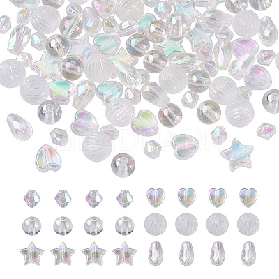 Transparent Acrylic Beads TACR-TA0001-11-1